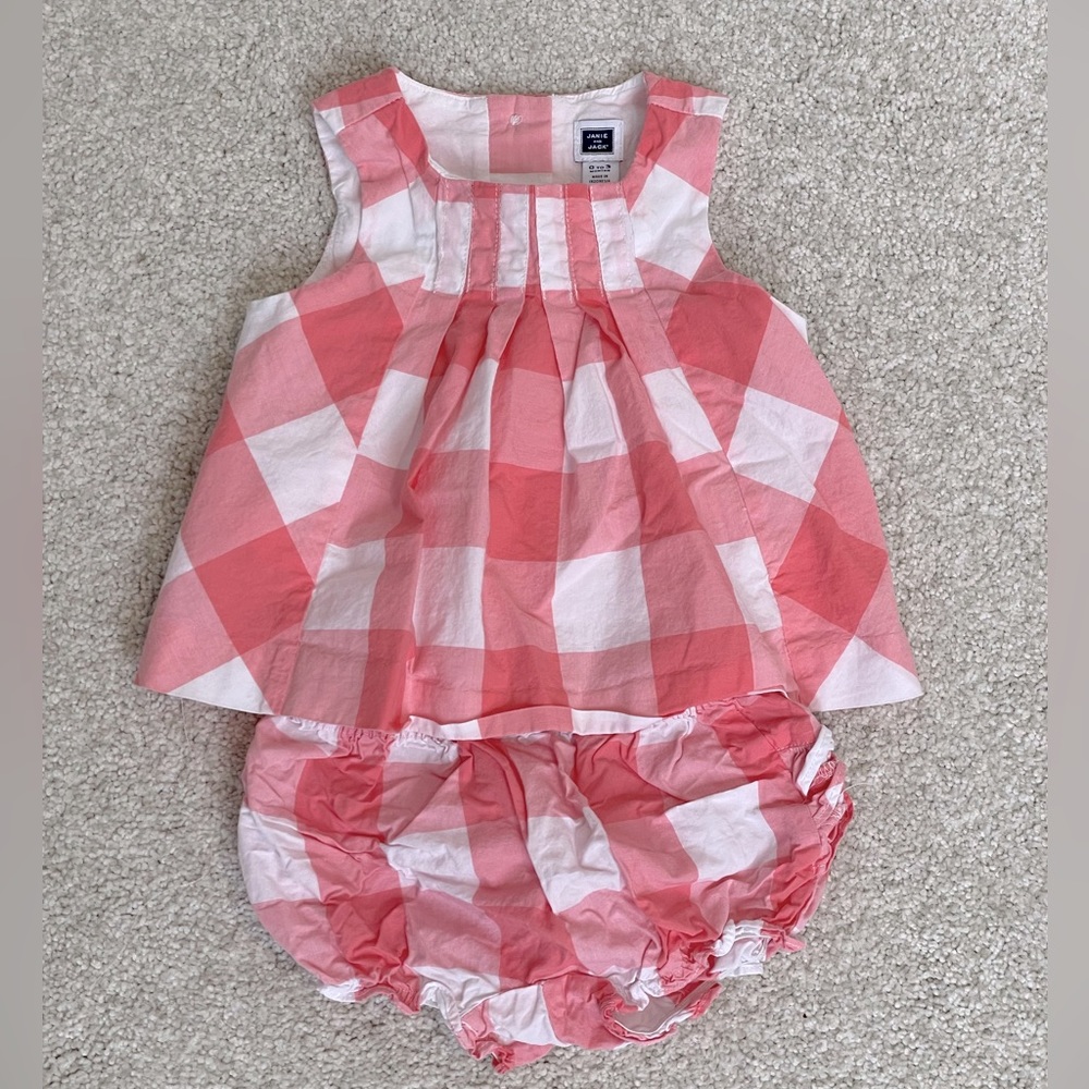 Janie and Jack Dress and Bloomers